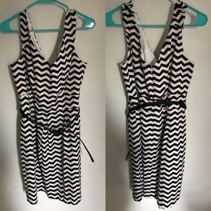 WHBM Chevron Dress